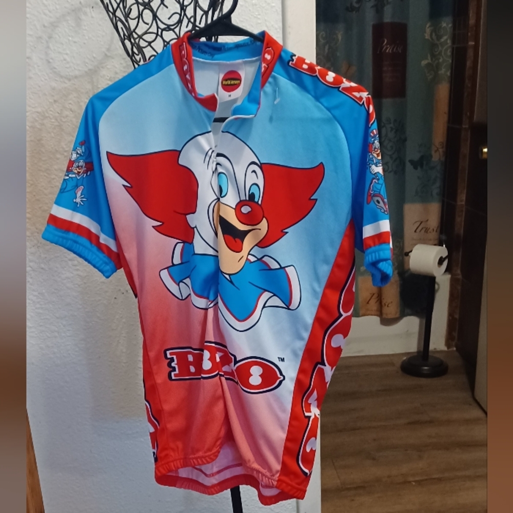Fitted Bozo The Clown Cycling Jersey